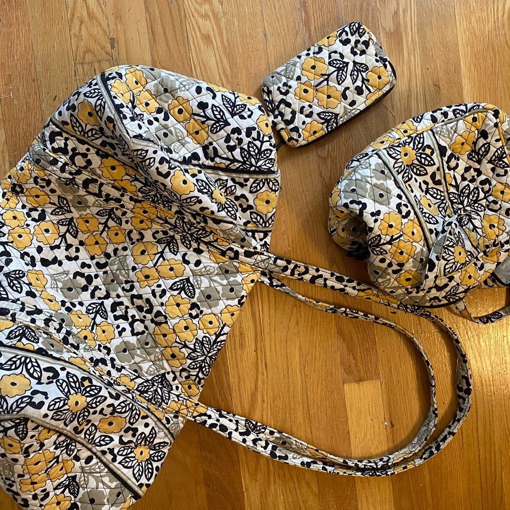 Vera Bradley Travel Set - L Duffel + accessories